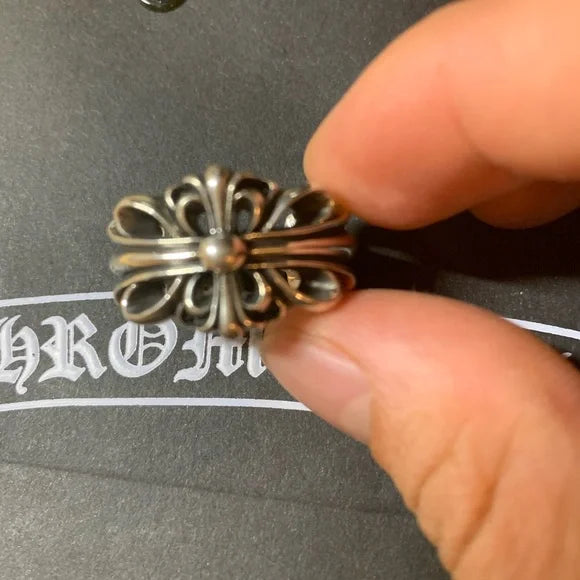 Chrome Hearts Fleur Band Ring