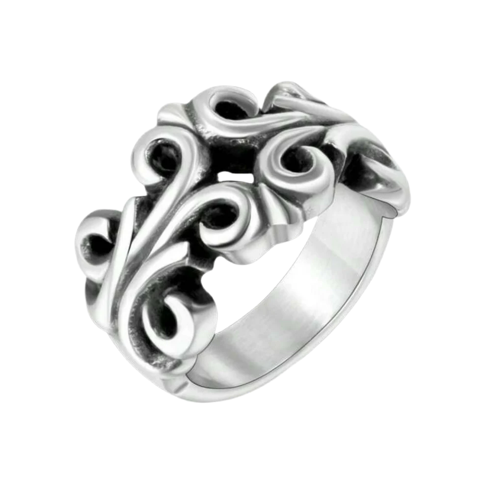 Chrome Hearts Fleur Band Ring