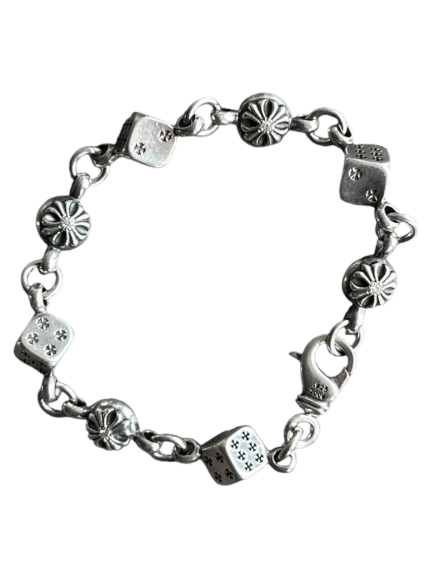 CHROME HEARTS Dice Link Bracelet